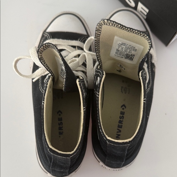 Converse Kids High-Top Sneakers - Black and White - Picture 4 of 5